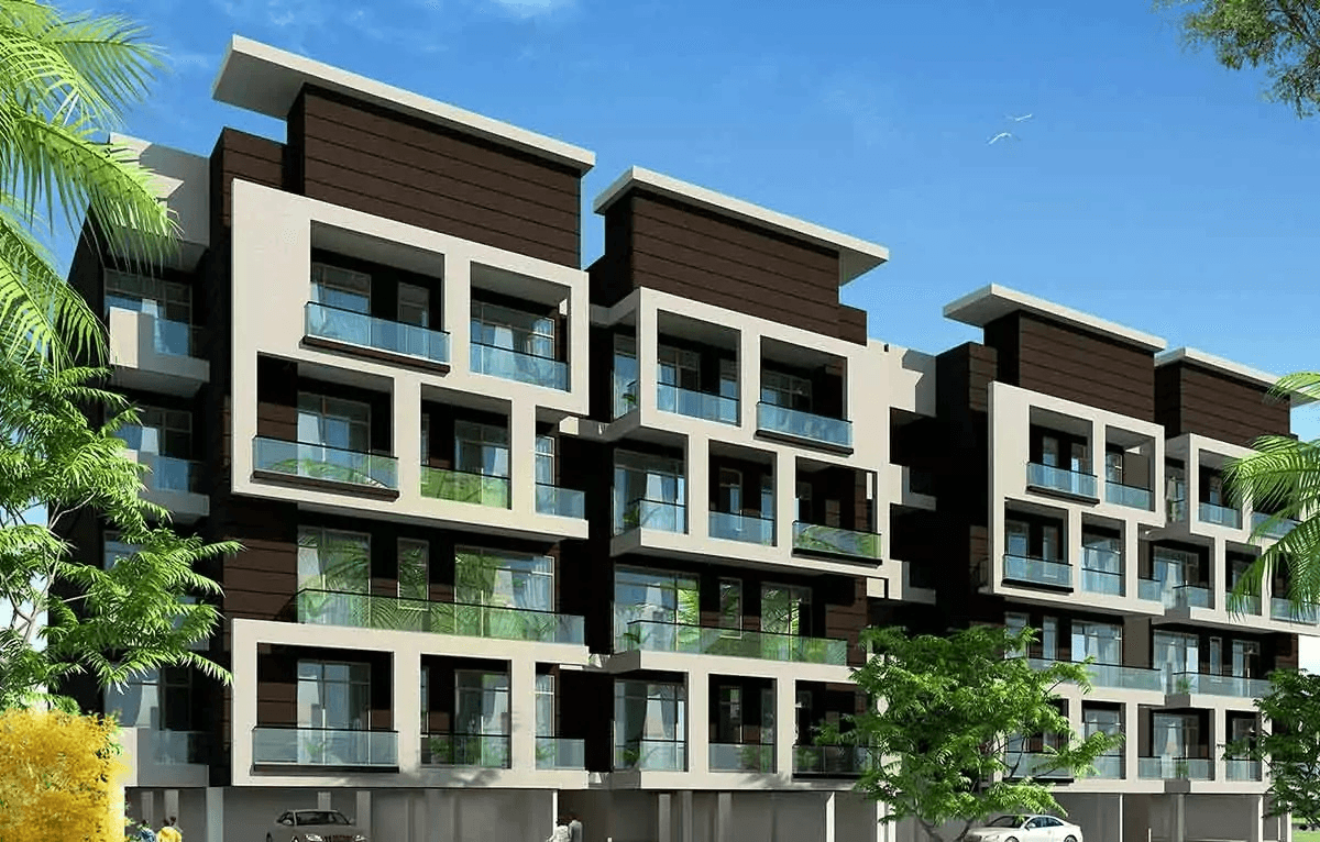 Modern residential building development